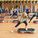 Lunging on Life Fitness Studio Step and Riser
